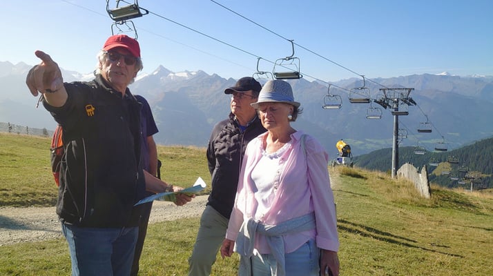 da geht es lang...zur Hütten Rast