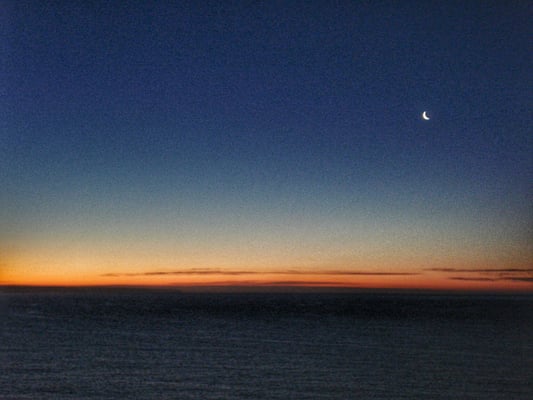 Wieder ein Sonnenaufgang vom Hotelbalkon