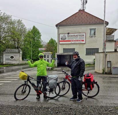 Abfahrt Kapfenberg bei Regen