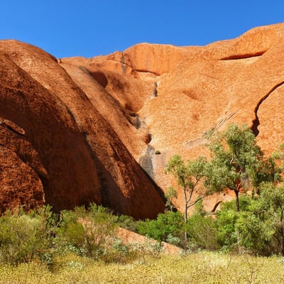 Ausgetrocknete Wasserfälle