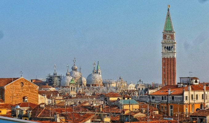 Blick vom Dach der alten Post