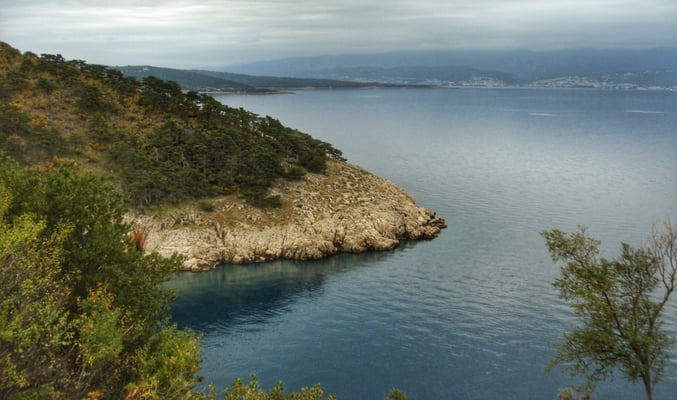 die Bucht von Vrbnik