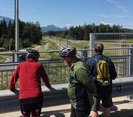 Über der neuen Koralmbahn