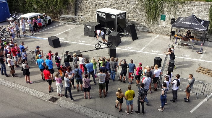 Trial Bike Vorführung