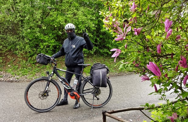 Abfahrt bei 4 Grad vom Längsee