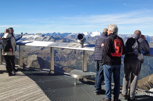 Super Wetter und Ausblick auf über 3000m