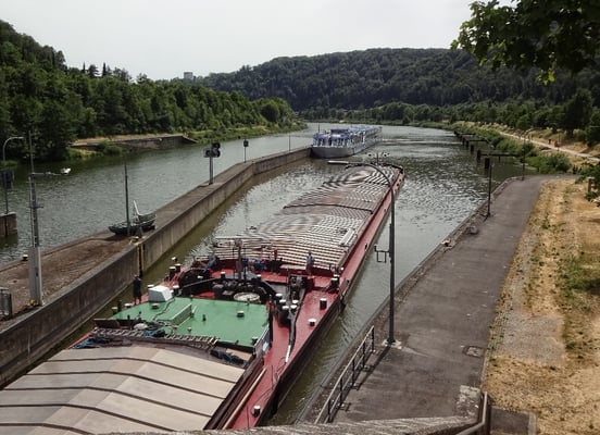 Schleuse vor Riedenburg 