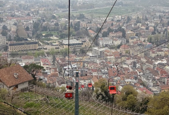 Abfahrt ins Stadtzentrum