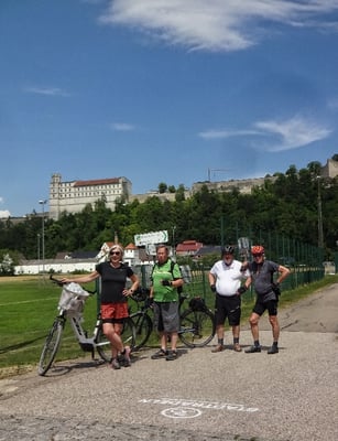 Die Radler sind gut angekommen