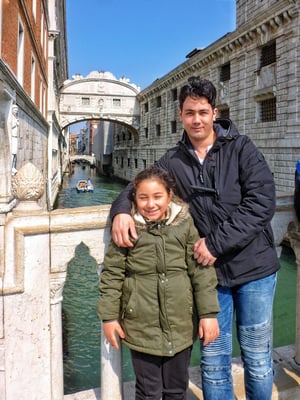 die berühmte Seufzer Brücke