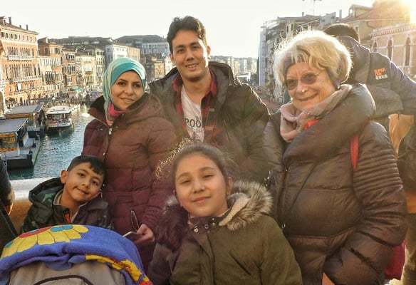 unterwegs mit Tommy, Safar, Osama, Lana und Josef