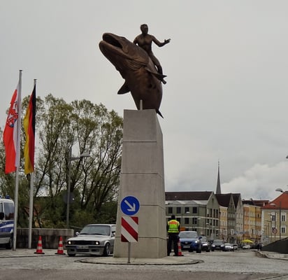 Polizeikontrolle bei der Einreise nach Deutschland