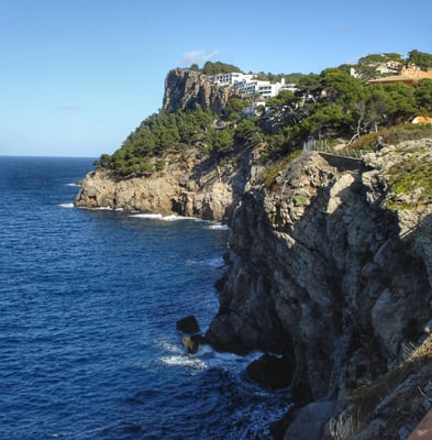 Steilküste beim Museum