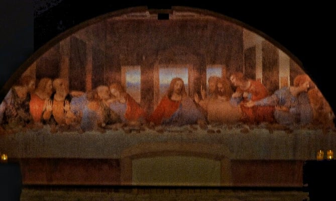 Im Keller, das letzte Abendmahl