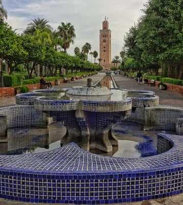 Blick zur großen Moschee