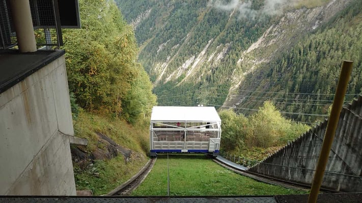 hinauf zum Stausee Kaprun