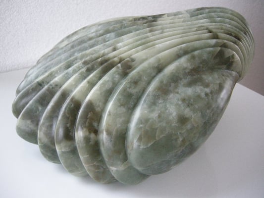Jacobsmuschel, B25xH15xT30cm, Steatit Indien 2000