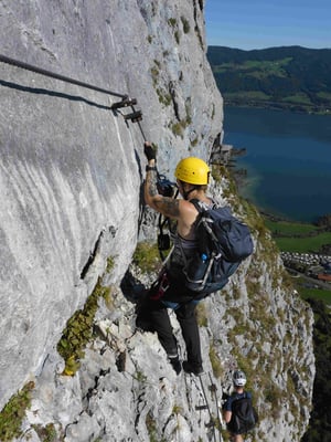 Klettersteig Drachenwand Klettersteigkurs Bergführer