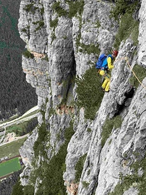 Klettern Dolomiten Bergführer