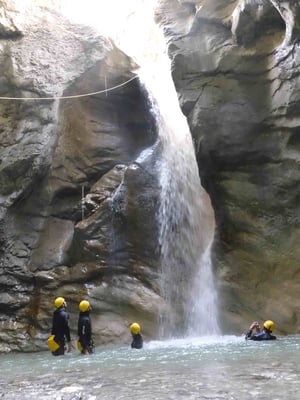 Canyoning Almbach Almbachklamm Burgau Bruggraben Klamm
