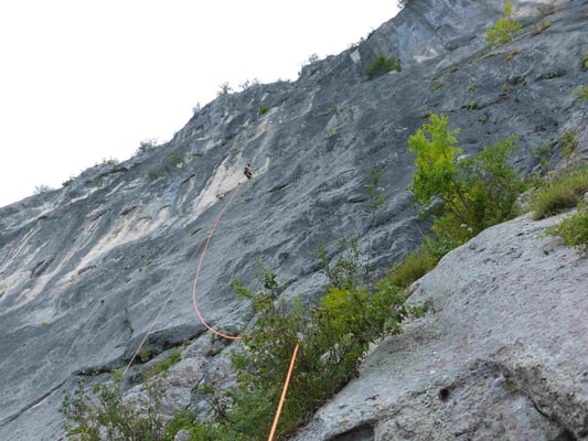 Bergführer Sportklettern Salzkammergut Seenot