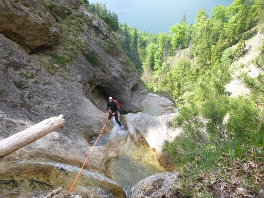 Canyoning Salzkammergut Burgau Strubklamm Almbach