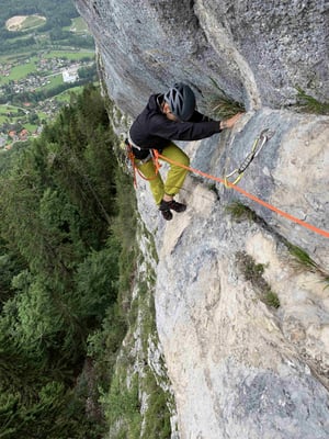 Bergführer Sportklettern Salzkammergut Seenot