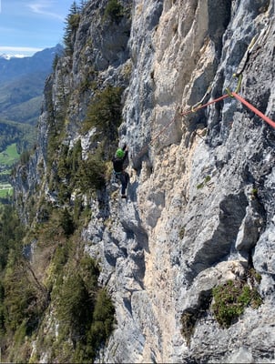 Klettern Bergführer Salzkammergut 