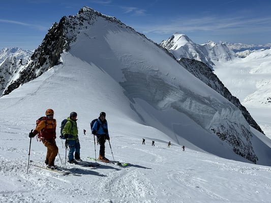 Bergführer Skidurchquerung Berner Oberland Mönch Finsteraarhorn Großes Grünhorn Mönch