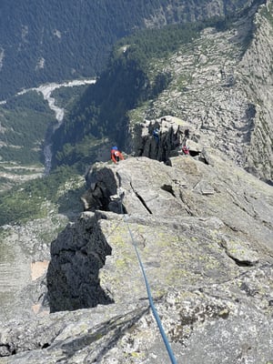 Bergführer Klettern Piz Badile Nordkante