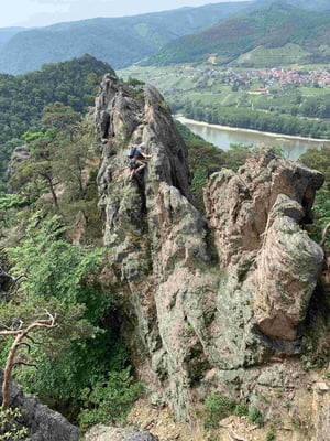 Klettern in der Wachau Bergführer