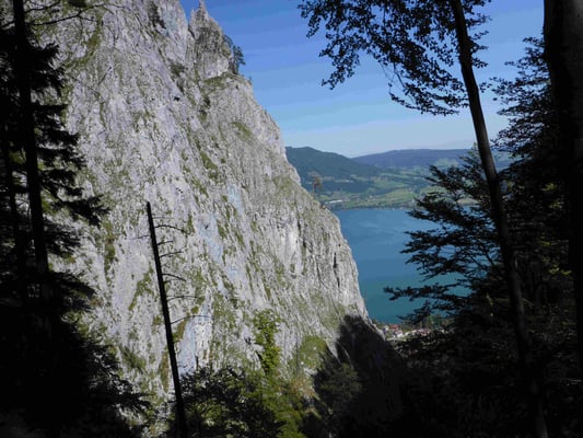 Klettersteig Klettersteigkurs Salzkammergut Drachenwand Bergführer