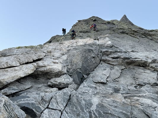 Bergführer Klettern Piz Badile Nordkante