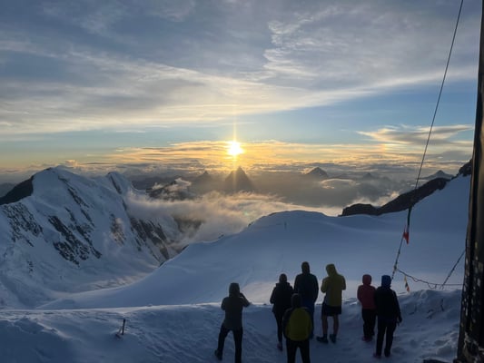 Bergführer Spaghetti Tour Zermatt Breithorn Castor Pollux Zumsteinspitze Vincentpyramide