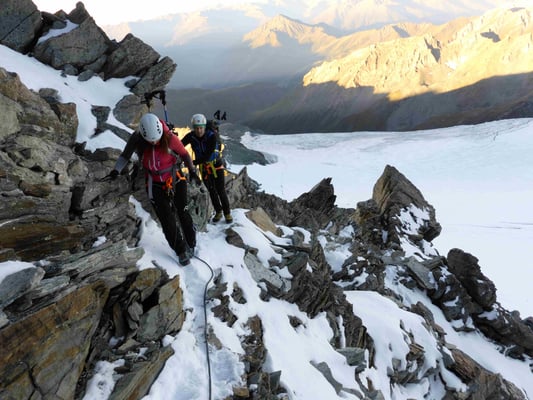 Großglockner Stüdlgrat mit Bergführer