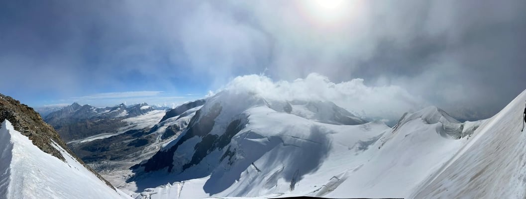 Bergführer Spaghetti Tour Zermatt Breithorn Castor Pollux Zumsteinspitze Vincentpyramide