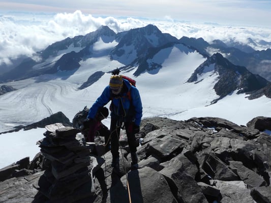 Sonklarspitze Stubaier Alpen  Bergführer