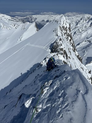 Bergführer Skidurchquerung Berner Oberland Mönch Finsteraarhorn Großes Grünhorn Mönch