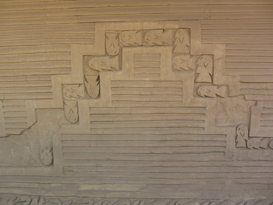 Fische und andere Tiere haben eine große Bedeutung in der Chan Chan Kultur.