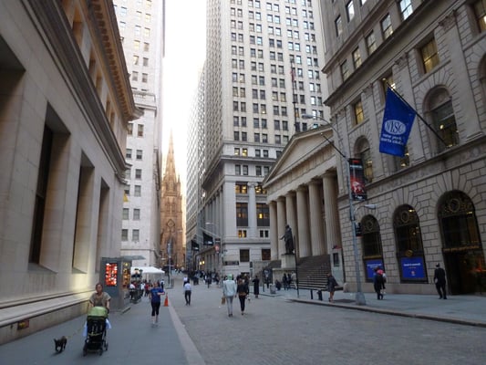 Vor der amerikanischen Börse.