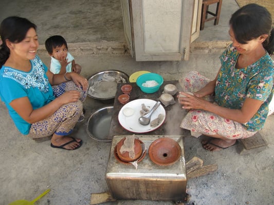 Süßigkeitenverkäuferin.