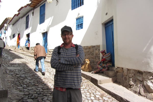In den Straßen von Cusco.