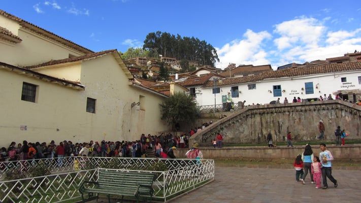 Auf dem Plaza San Blas.
