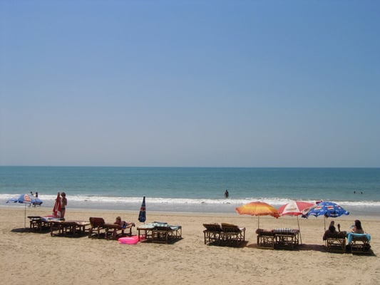 Ein erster Eindruck von Palolems Strand.