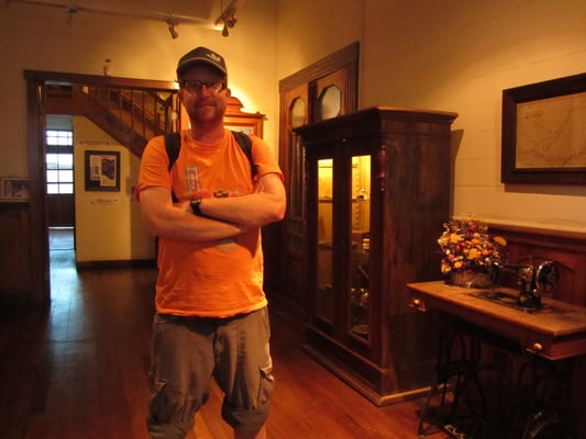 Im Eingangsfoyer der Deutschen Schule Osorno.