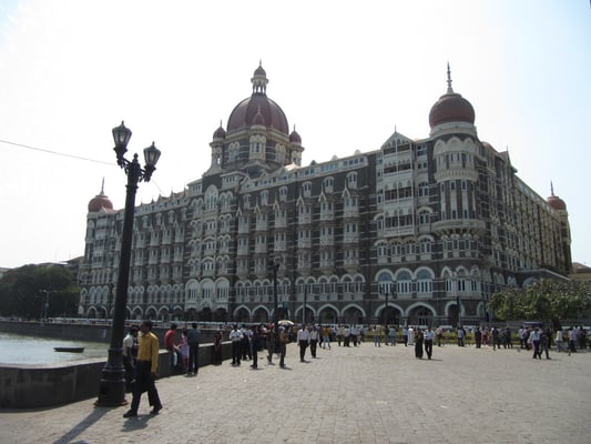 Das berühmte Taj Mahal Hotel.