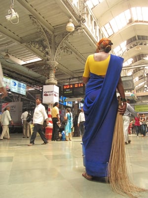 Im Chhatrapati Shivaji Terminus.