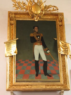 Simon Bolivar mochte angeblich dieses Paorträt von ihm am meisten.