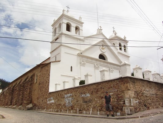 Die Kirche la Recoleta.
