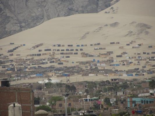 Die Umgebung von Trujillo.